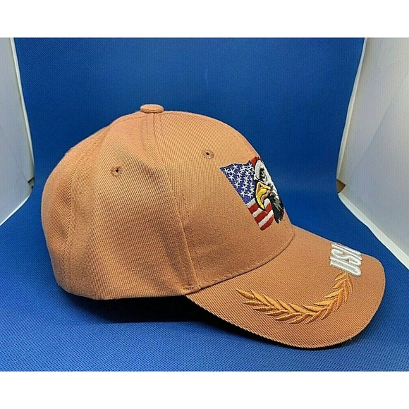 WWT USA American Flag Eagle Embroidered Patriotic Baseball Cap Hat Adjustable - Picture 3 of 6